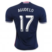 2016-17 New England Revolution 17 AGUDELO Home Soccer Jersey