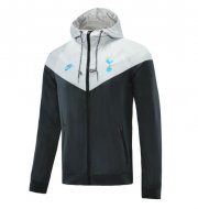 2020-21 Tottenham Hotspur Grey Black Windbreaker Jacket