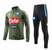 2019-20 Napoli Green Sweat Shirt Training Suits With Pants