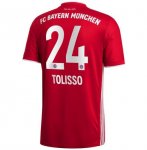2020-21 Bayern Munich Home Soccer Jersey Shirt Tolisso 24