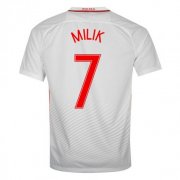 2016 Poland Milik 7 Home Soccer Jersey