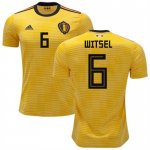2018 World Cup Belgium Away Soccer Jersey Shirt Axel Witsel #6