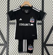 2024-25 COLO-COLO Kids Away Soccer Kits Shirt With Shorts