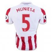 2016-17 Stoke City 5 MUNIESA Home Soccer Jersey