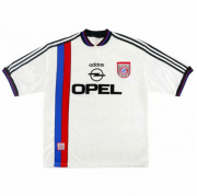 1995-96 Bayern Munich Retro White Away Soccer Jersey Shirt