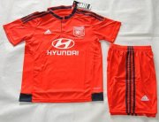 Kids LYON 2015-16 Away Soccer Shirt with Shorts