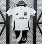 2025-26 COLO-COLO Kids Home Soccer Kits Shirt With Shorts