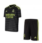 2022-23 Real Madrid Kids Third Away Soccer Kits Shirt With Shorts