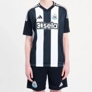 2024-25 Newcastle United Home Kids Soccer Kits Shirt With Shorts