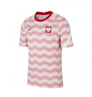2021-22 EURO Poland White Pink Training Shirt