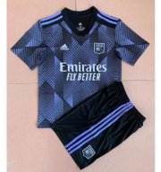 2022-23 Olympique Lyonnais Kids Third Away Soccer Kits Shirt with Shorts