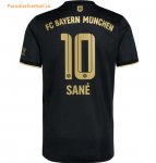 2021-22 FC Bayern Munchen Away Soccer Jersey Shirt with Sane 10 printing