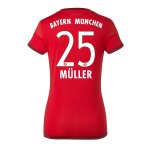 2015-16 Bayern Munich MULLER 25 Home Soccer Jersey Women