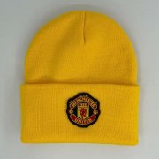 Manchester United Yellow Soccer Knitted Hat