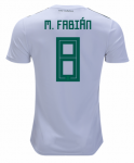 2018 World Cup Mexico Away Soccer Jersey Shirts Marco Fabian #8