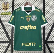 2024-25 Palmeiras Home Soccer Jersey Shirt With All Sponsor & Campeão Golden Patch