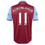 2015-16 Aston Villa AGBONLAHOR #11 Home Soccer Jersey
