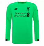 2019-20 Liverpool Green Goalkeeper Long Sleeve Soccer Jersey Shirt