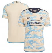 2023-24 Philadelphia Union Tan For Philly Away Soccer Jersey Shirt