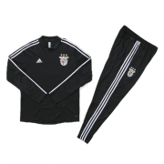 Youth 2019-20 Benfica Black Sweat Shirt Kit(Top+Trouser)