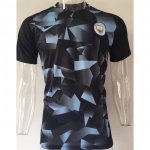 2017-18 Manchester City Black Blue Pre-Match Training Shirt