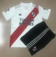 Kids 2020-21 River Plate Home Soccer Kits Shirt with Shorts