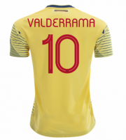 Carlos Valderrama #10 2019 Copa America Colombia Home Soccer Jersey Shirt