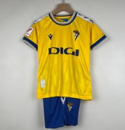 Kids Cádiz 2023-24 Home Soccer Kits Shirt With Shorts