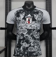 2023-24 Japan Black Cartoon Special Soccer Jersey Shirt Player Version