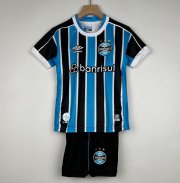 2023-24 Gremio Foot-Ball Kids Home Soccer Kits Shirt With Shorts