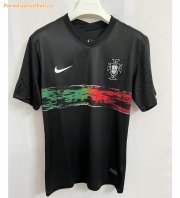 2022 Portugal Black Soccer Jersey Shirt
