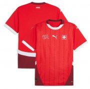 2024 Euro Cup Switzerland Home Soccer Jersey Shirt