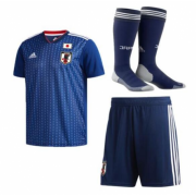 Kids Japan 2018 Home Soccer Whole Kit (Jersey + Shorts + Socks)