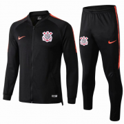 2018-19 Corinthians Black Jacket training suit with pants