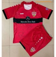 2021-22 Stuttgart Kids Away Soccer Kits Shirt With Shorts