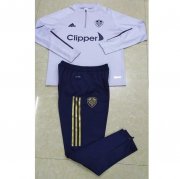 2020-21 Leeds United Grey Training Kits Sweatshirt with Pants