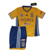 Kids Tigres UANL 2016-17 Home Soccer Shirt With Shorts