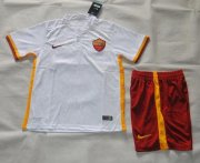 Kids Roma 2015-16 Away Soccer Shirt With Shorts