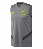 2019-20 FC Flamengo Grey Vest Soccer Jersey Shirt