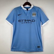2015-16 Manchester City Retro Home Soccer Jersey Shirt