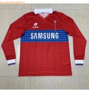 1996 Club Deportivo Universidad Católica Retro Long Sleeve Away Soccer Jersey Shirt