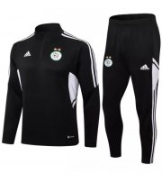 2021-22 Algeria Black Training Kits Sweatshirt with Pants
