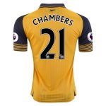 Arsenal 2016-17 21 CHAMBERS Away Soccer Jersey