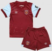 2023-24 West Ham United Kids Home Soccer Kits Shirt With Shorts