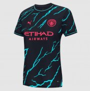 2023-24 Manchester City Women Third Away Soccer Jersey Shirt