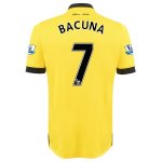 2015-16 Aston Villa BACUNA #7 Away Soccer Jersey