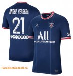 2021-22 Maillot PSG Domicile Soccer Jersey Shirt Ander Herrera 21