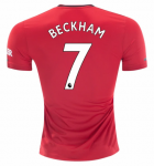 2019-20 Manchester United Home Soccer Jersey Shirt David Beckham #7