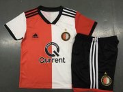 2018-19 Kids Feyenoord Home Soccer Shirt With Shorts