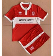 Kids Middlesbrough F.C. 2022-23 Home Soccer Kits Shirt With Shorts